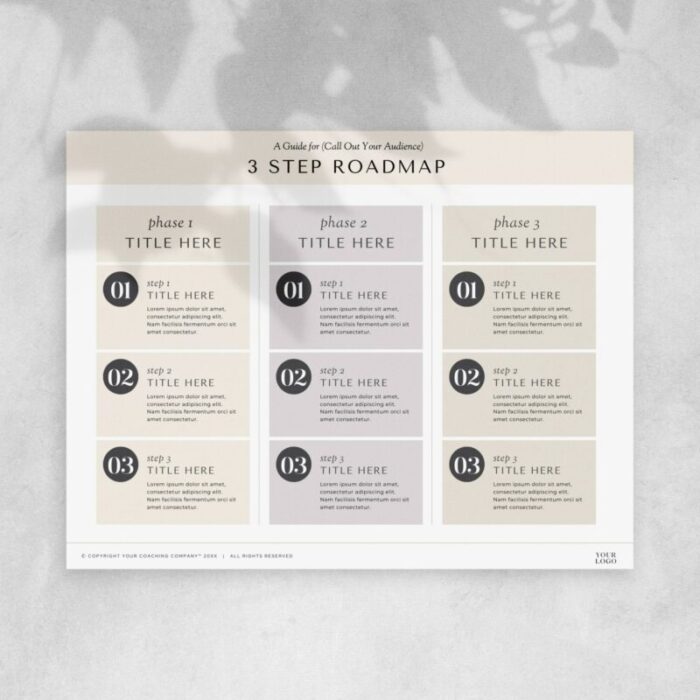 3 Step Roadmap