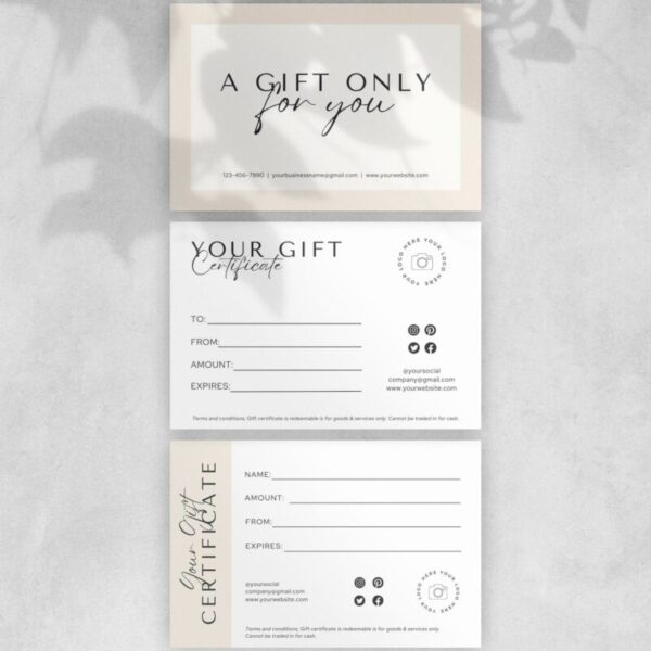 Gift Certificate Bundle (10 layouts)